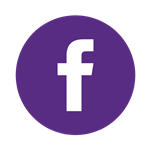 Purple Circle Facebook Logo